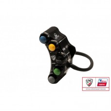 CNC Racing PRAMAC RACING LIMITED EDITION Left Hand Side Billet 7 Button RACE Switch for Ducati Panigale / Streetfighter V4 / S / R / Speciale (18-24)
